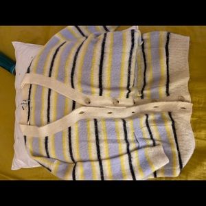 Acne Studios Striped knit cardigan